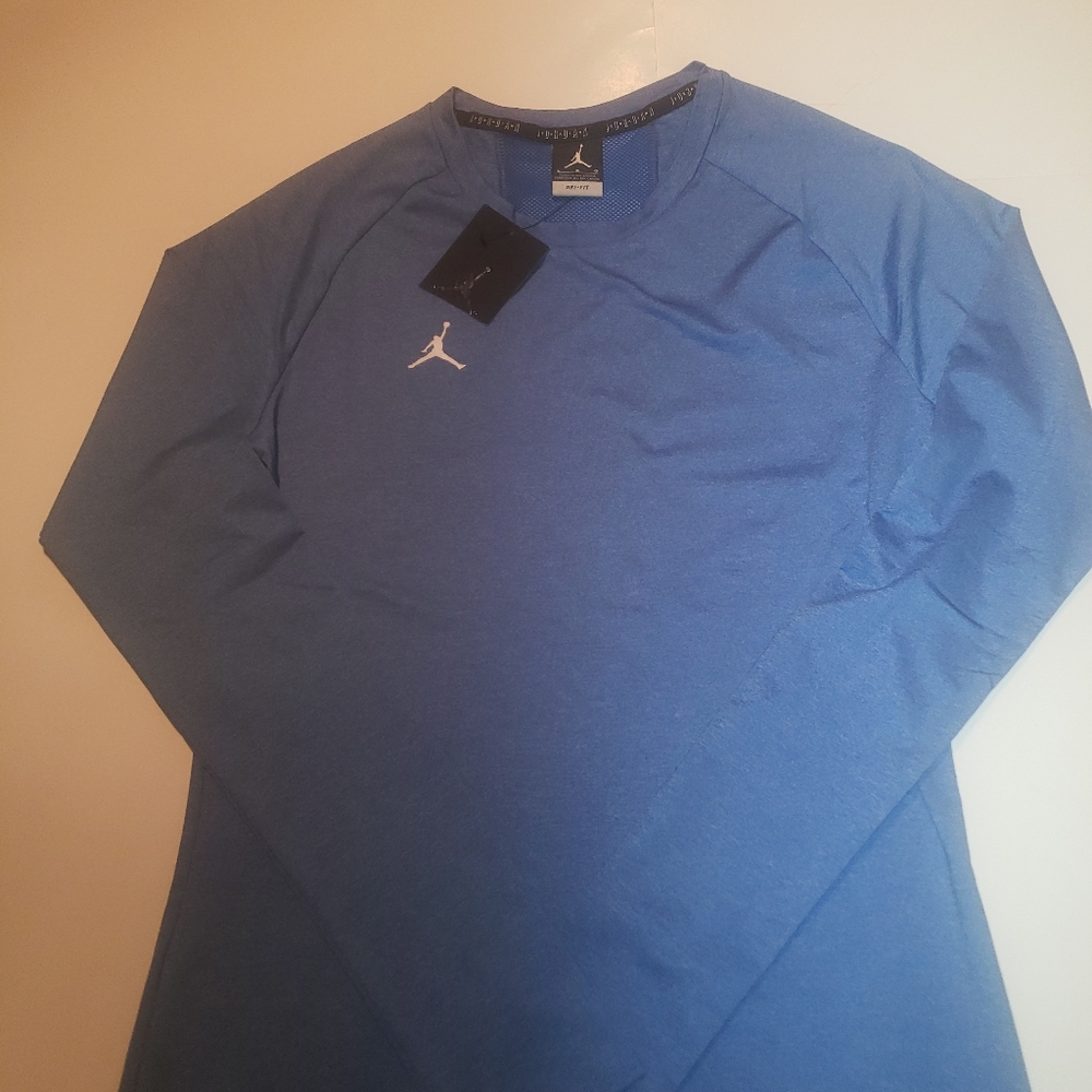 Jordan Men's Training Long Sleeve Shirt Blue